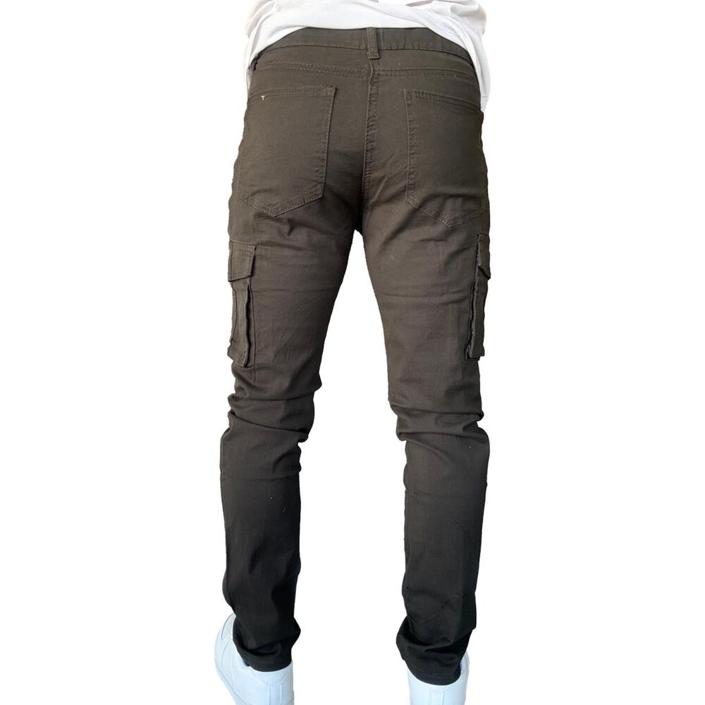 Pantal&oacute;n Cargo Slim Fit Mosaico Tela Elasticada image number 31.0