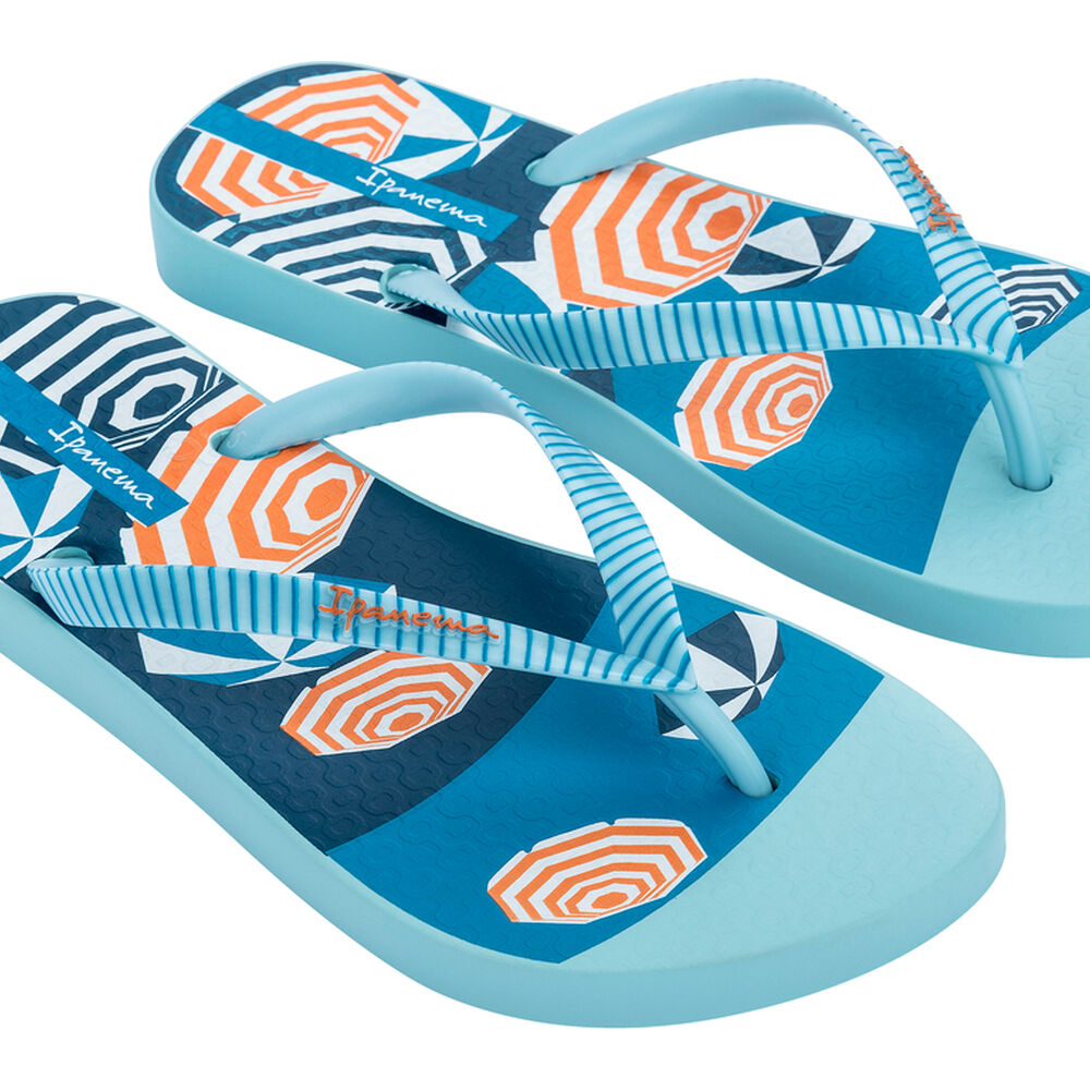 Sandalia Mujer Azul/naranja Orla Ipanema image number 1.0