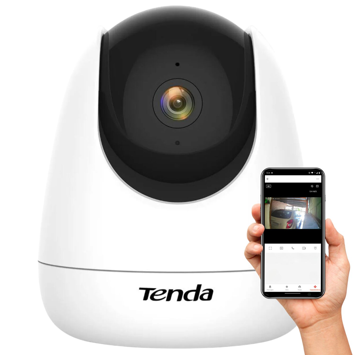 C&aacute;mara De Seguridad Rotatoria 360&deg; Tenda Cp3 Fhd Powered Ai image number 6.0