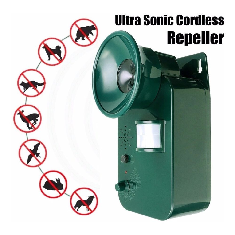 Repelente Ultrasonico Movimiento 8 Metros Control Animales image number 4.0