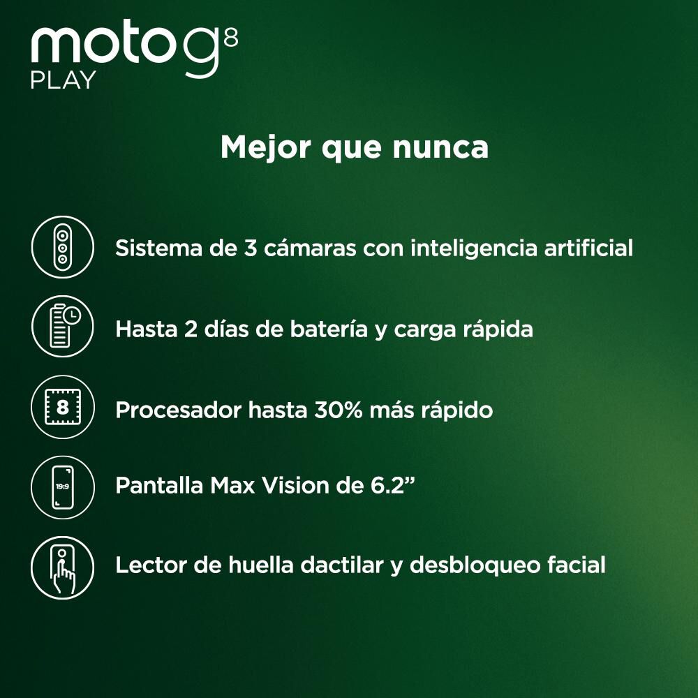 Smartphone Motorola G8 Play 32 Gb / Claro image number 2.0