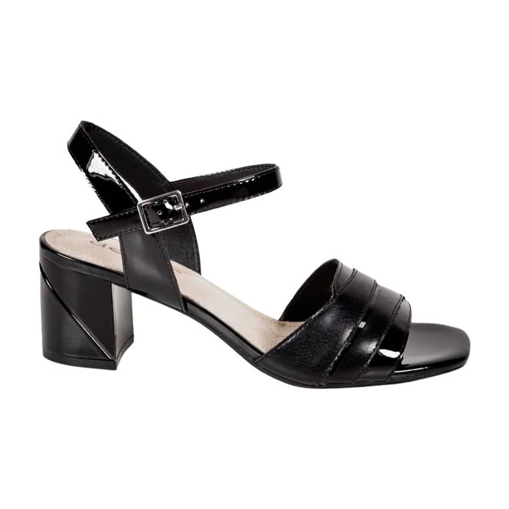 Sandalia Cuero Nevedna Negro image number 5.0