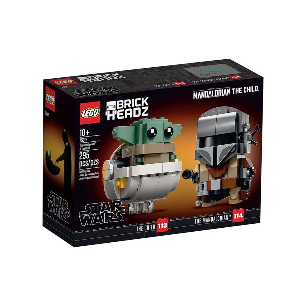 Lego Brickheadz - The Mandalorian Y The Child - 75317 image number 9.0