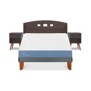 Cama Europea Cic Excellence / 2 Plazas / Base Normal + Set De Maderas