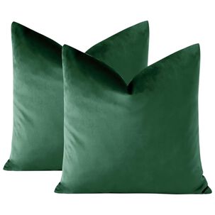 Pack De 02 Fundas De Coj&iacute;n De Terciopelo Suave 45x45 Mod19