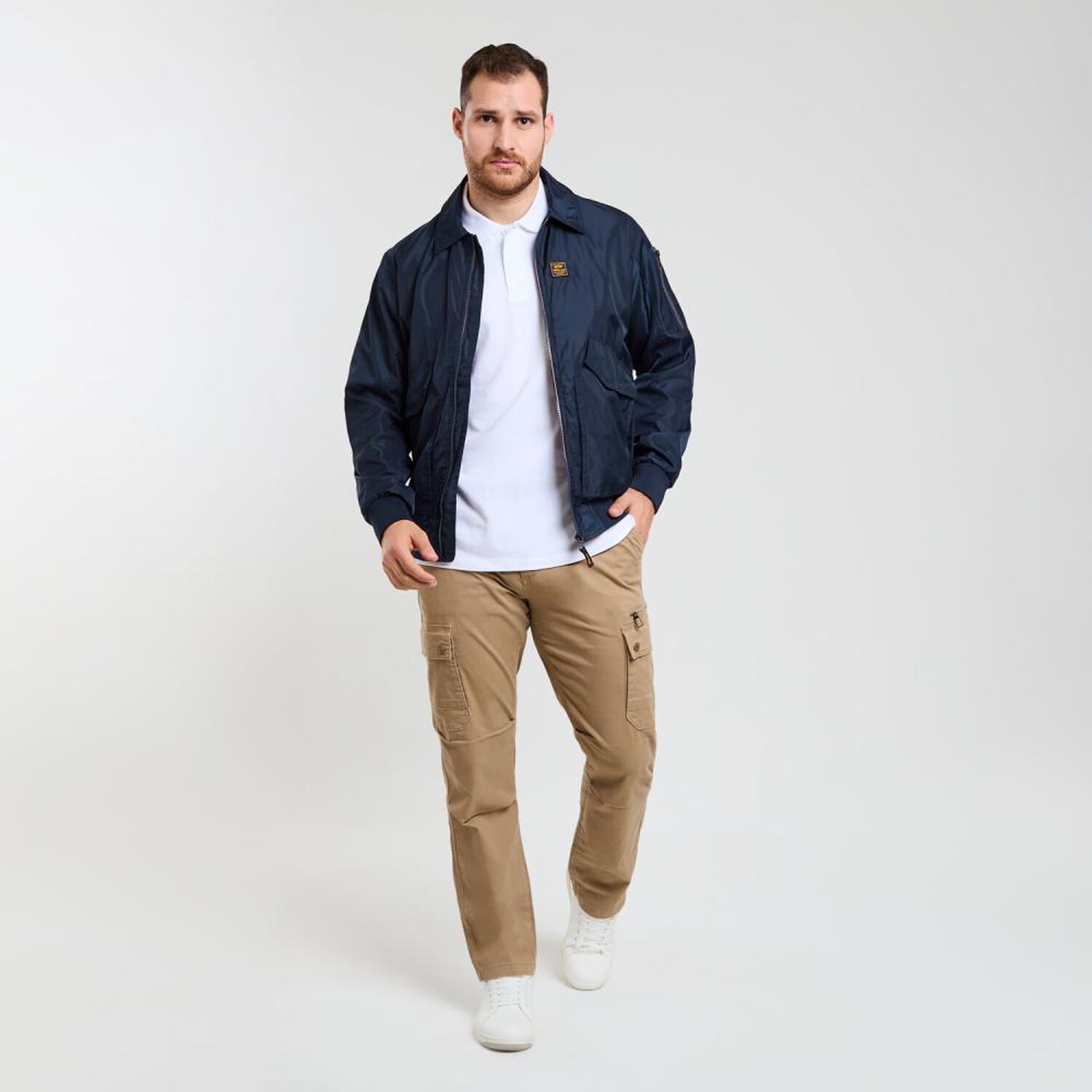 Chaqueta Lisa Regular Hombre Peroe image number 1.0