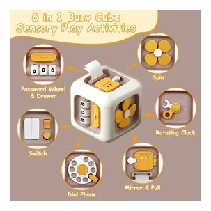 Mini Cubo Didáctico Juguete Educativo