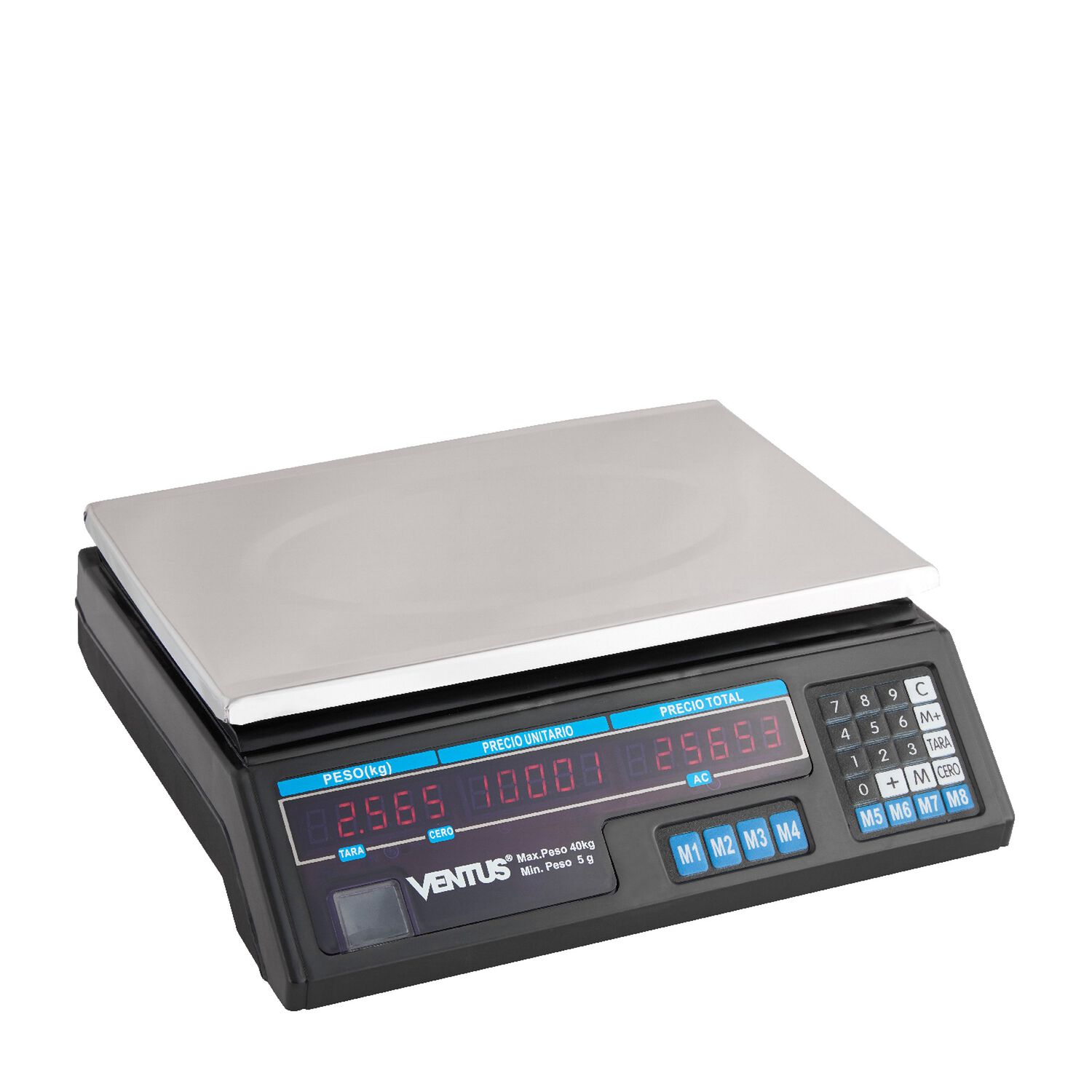 Ventus Balanza Digital B-40 Visor Led Rojo 40 Kg image number 1.0
