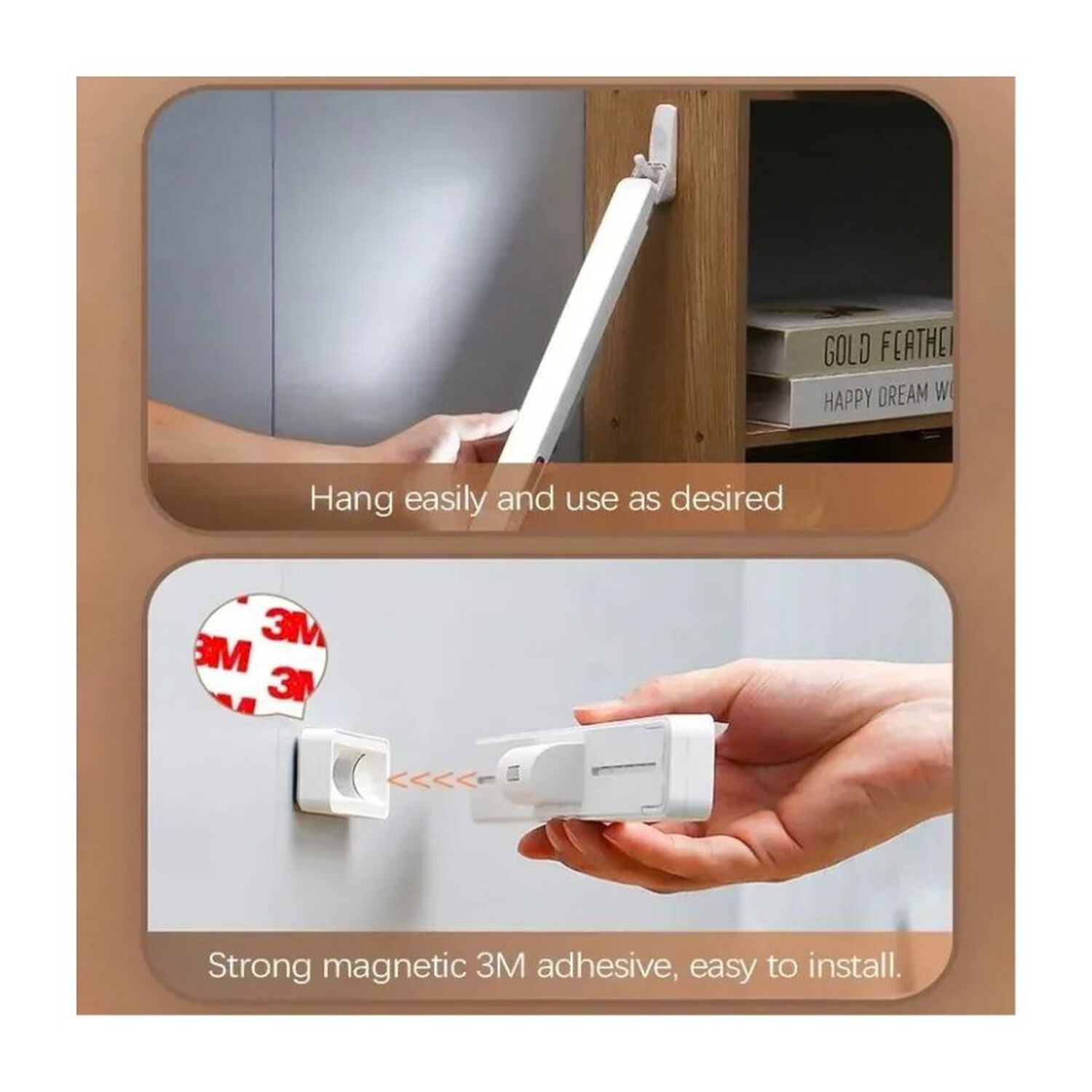 Lampara Recargable Magn&eacute;tica Con Control Remoto Ajustable 35cm image number 3.0
