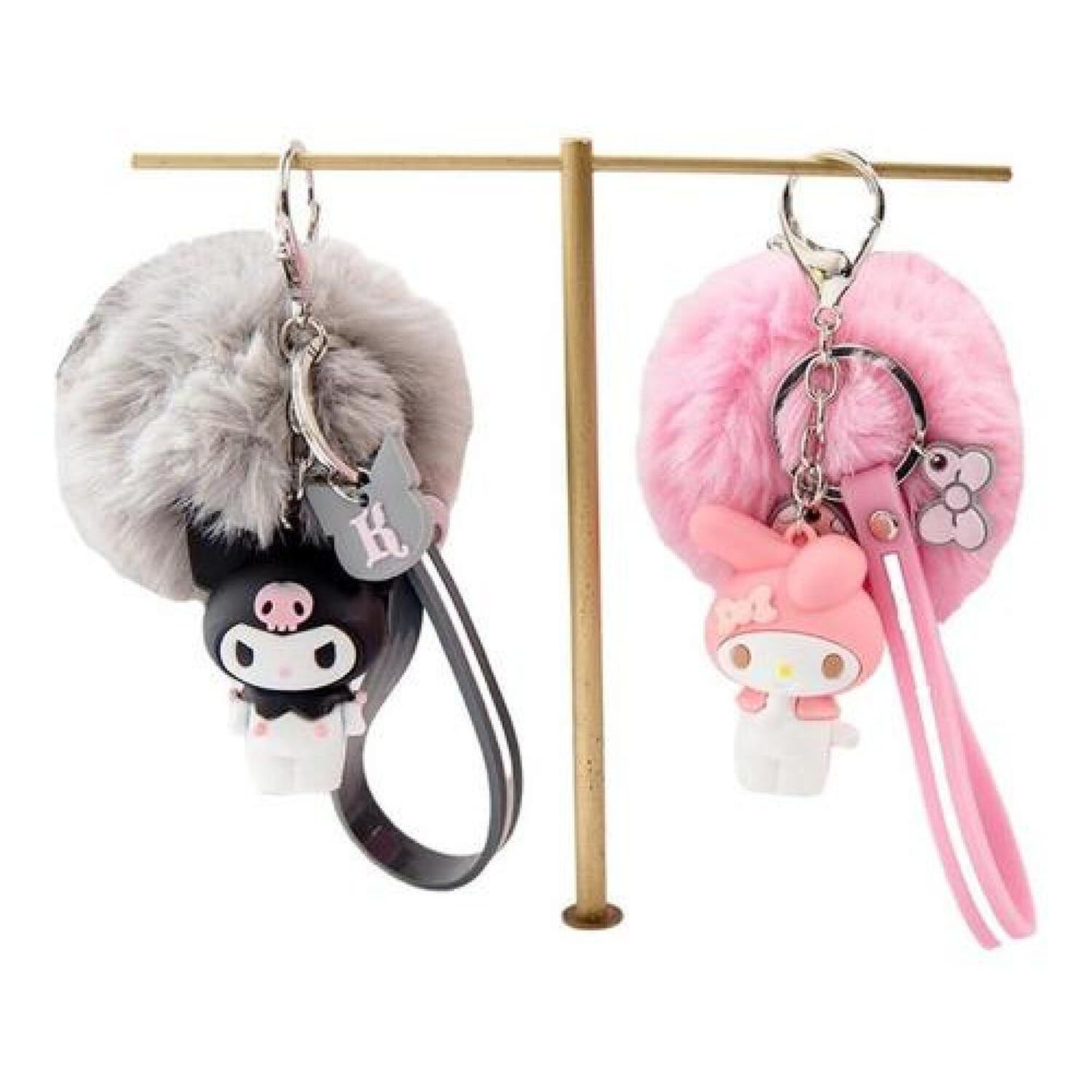 Llavero De Pompom Bebe Unicornio Kawaii image number 3.0