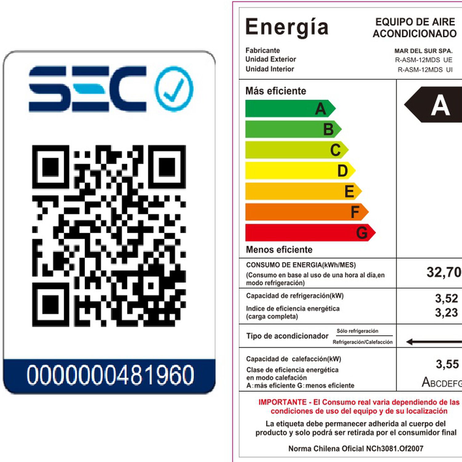 Aire Acondicionado Split Frio-calor Inverter 12.000 Btu Wifi Kendal image number 4.0