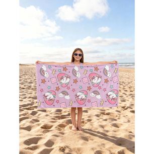 Toalla Playa Infantil + Lentes de sol Casaideal Kids Love / 75 X 150 Cm