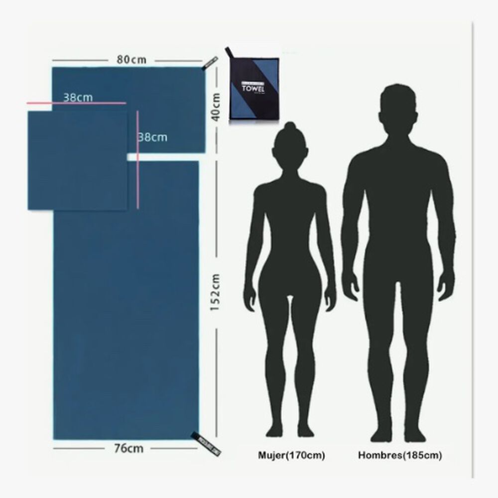 Toalla De Deporte Microfibra Set X3 image number 1.0