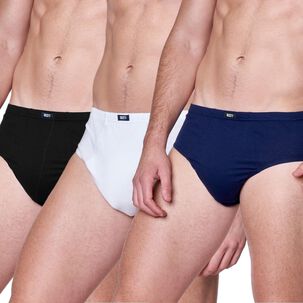 Pack3 Slip Algod&oacute;n Hombre 5422