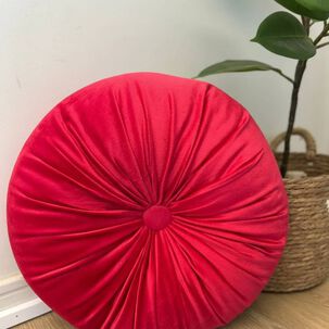 Set De 2 Cojines Redondos 44cm - Rojo