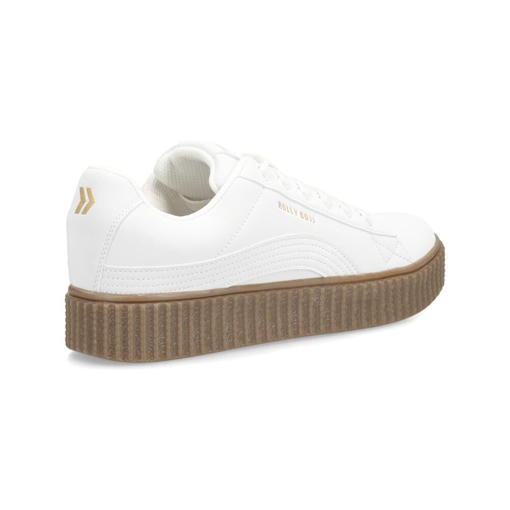 Zapatilla Urbana Mujer Rolly Go Cream image number 3.0