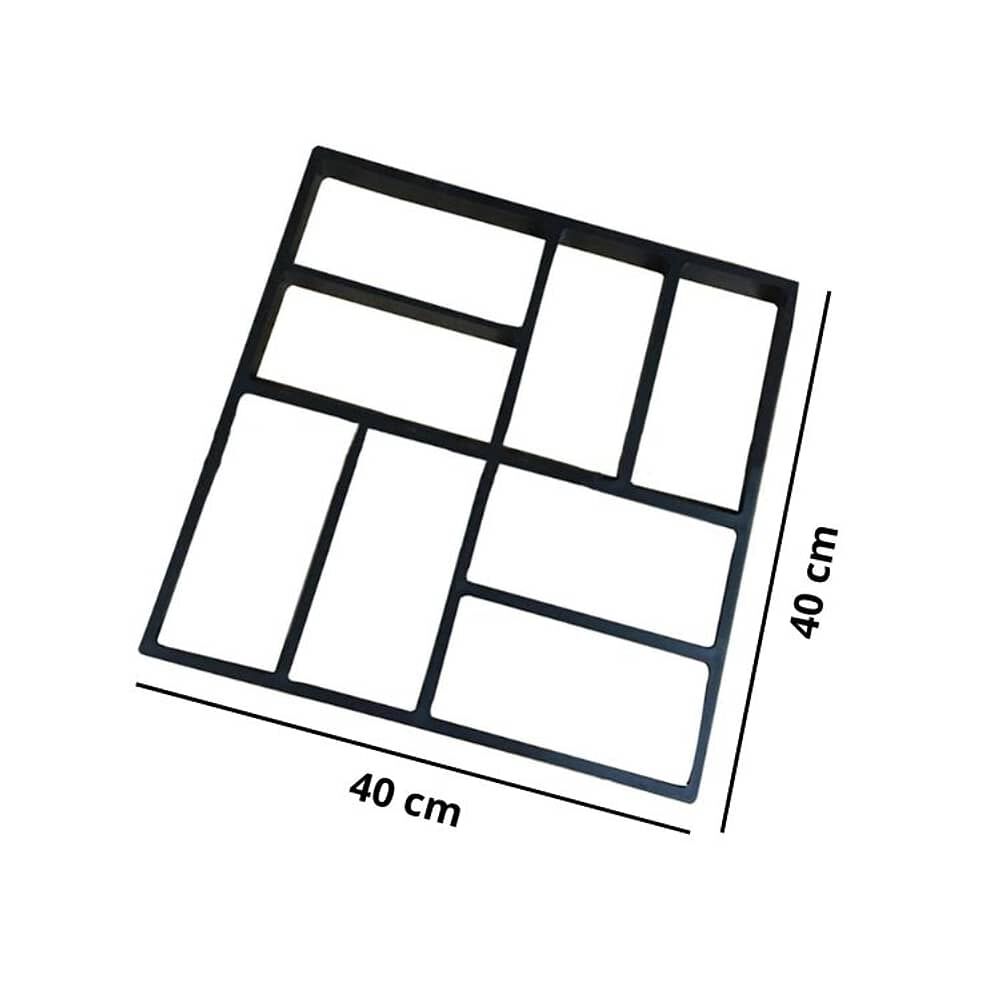 Molde Para Cemento Construcci&oacute;n Baldosas Decoraci&oacute;n 40*40cm image number 2.0