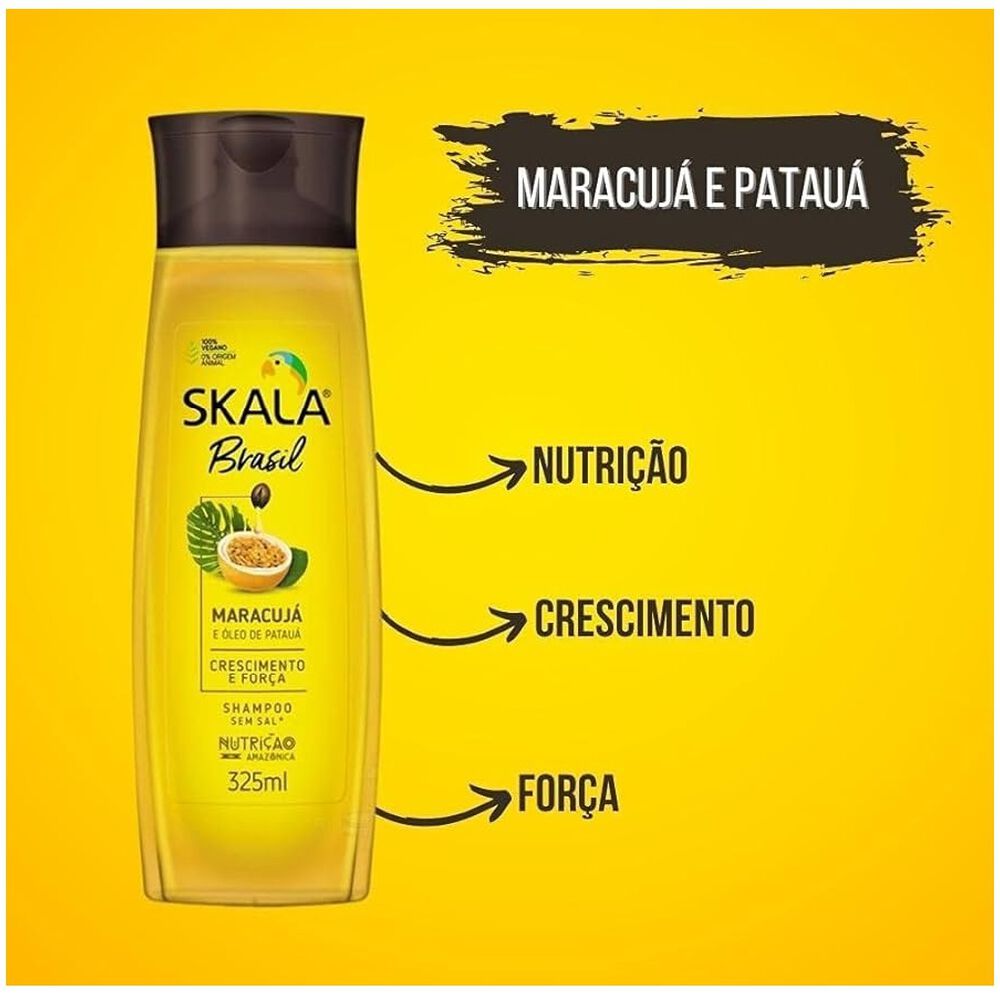 Shampoo Sin Sal De Maracuya Skala Brasil 325ml image number 1.0