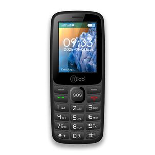Telefono Senior 4g Lte Digitos Grandes Negro 9387 Mlab