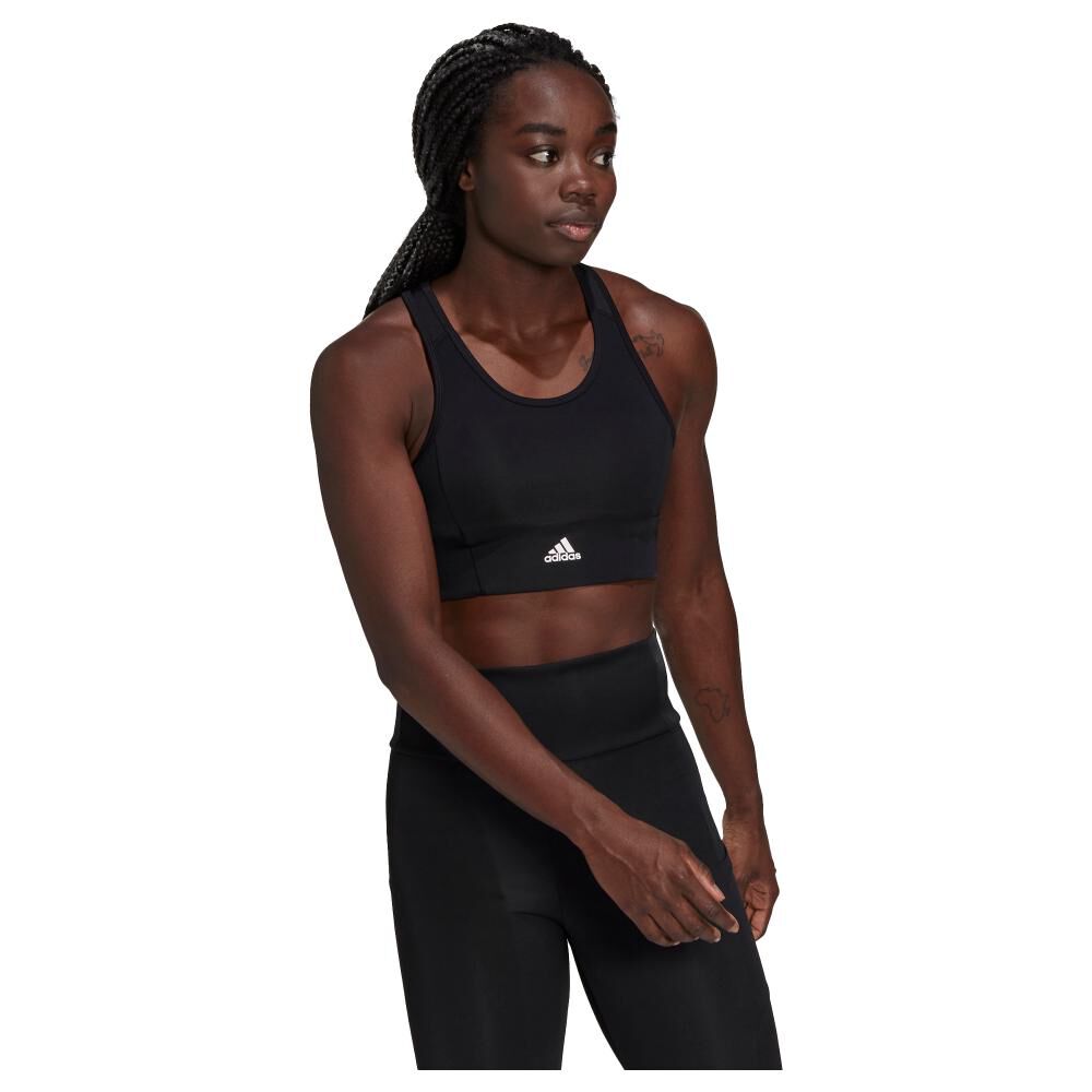 Peto Deportivo Mujer Adidas 3-stripes Padded Sports Crop Top image number 3.0