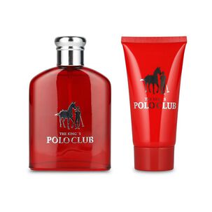 Set Perfumería Red The King's Polo Club / Colonia 100 Ml + Body Lotion 80 Ml