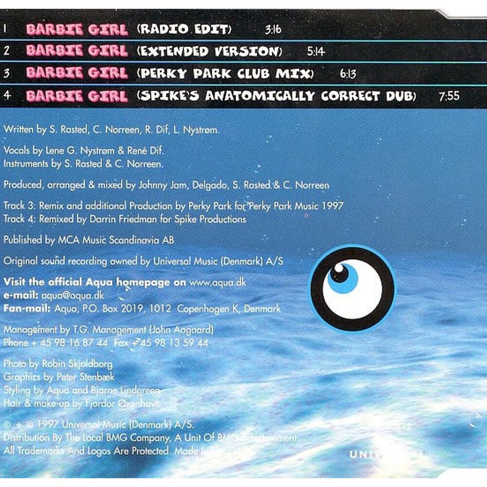Aqua - Barbie Girl | Cd Single Usado image number 1.0