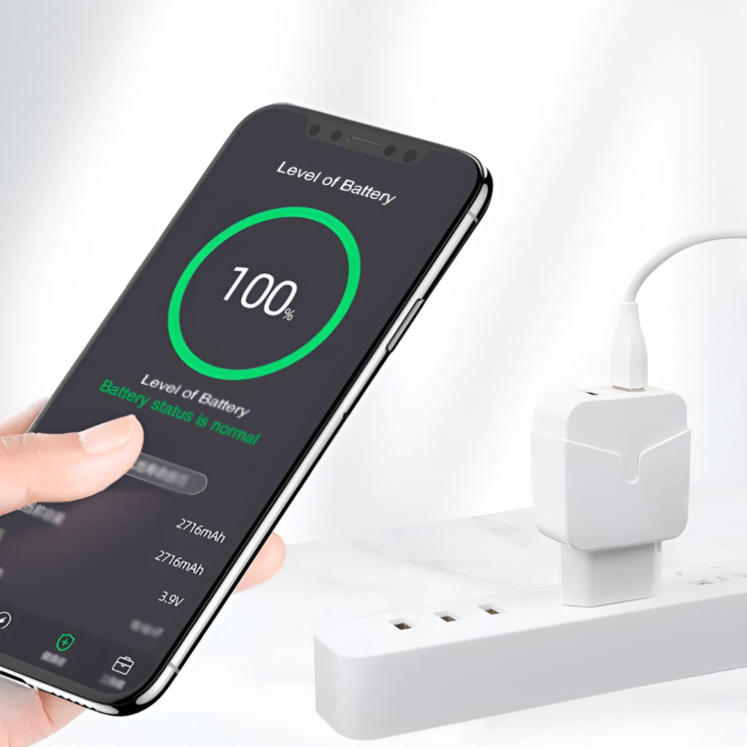 Cargador Para Iphone De Carga R&aacute;pida Con Cable Lightning Sec image number 4.0