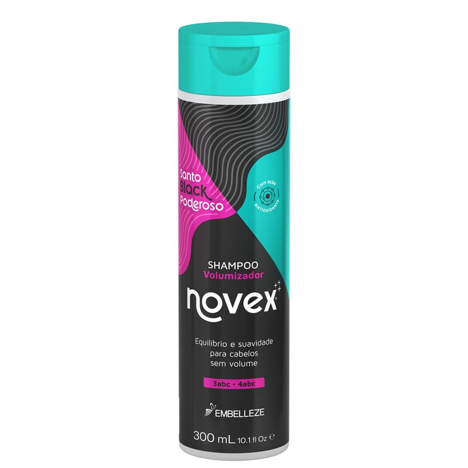 Shampoo Meus Cachos Santo Black 300ml. image number 0.0
