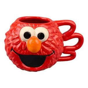 Tazón Cerámica 3d Elmo Sonrisas Plaza Sesamo