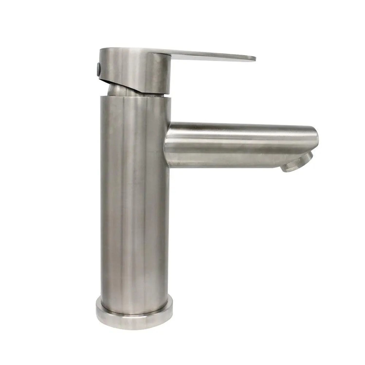 Monomando Llave Grifo Para Lavatorio Modelo Vermont Marca Pmb Color Acero Inox image number 5.0