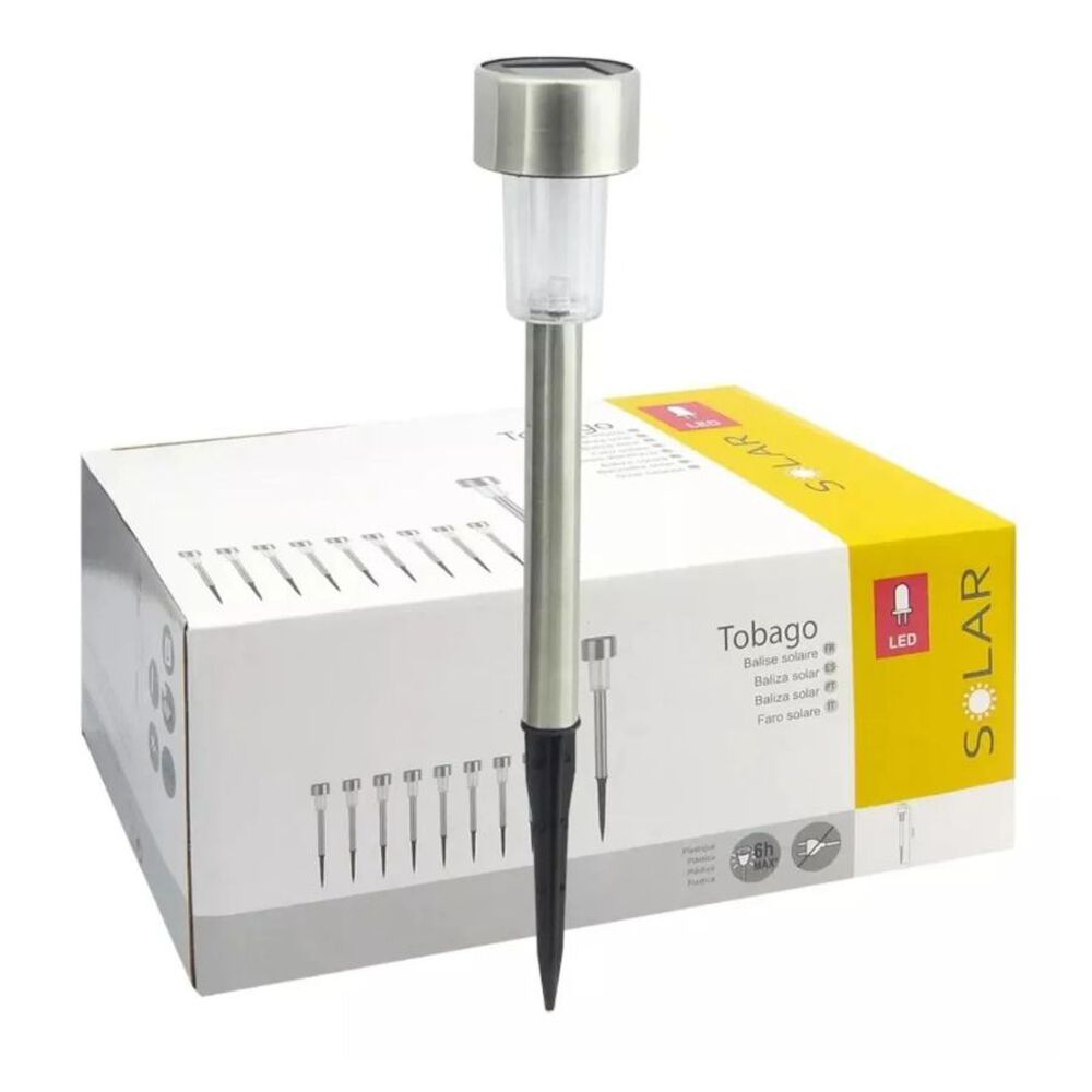 Set 10 Estacas Led Solar Tobago 4,5x30cm Jard&iacute;n image number 2.0