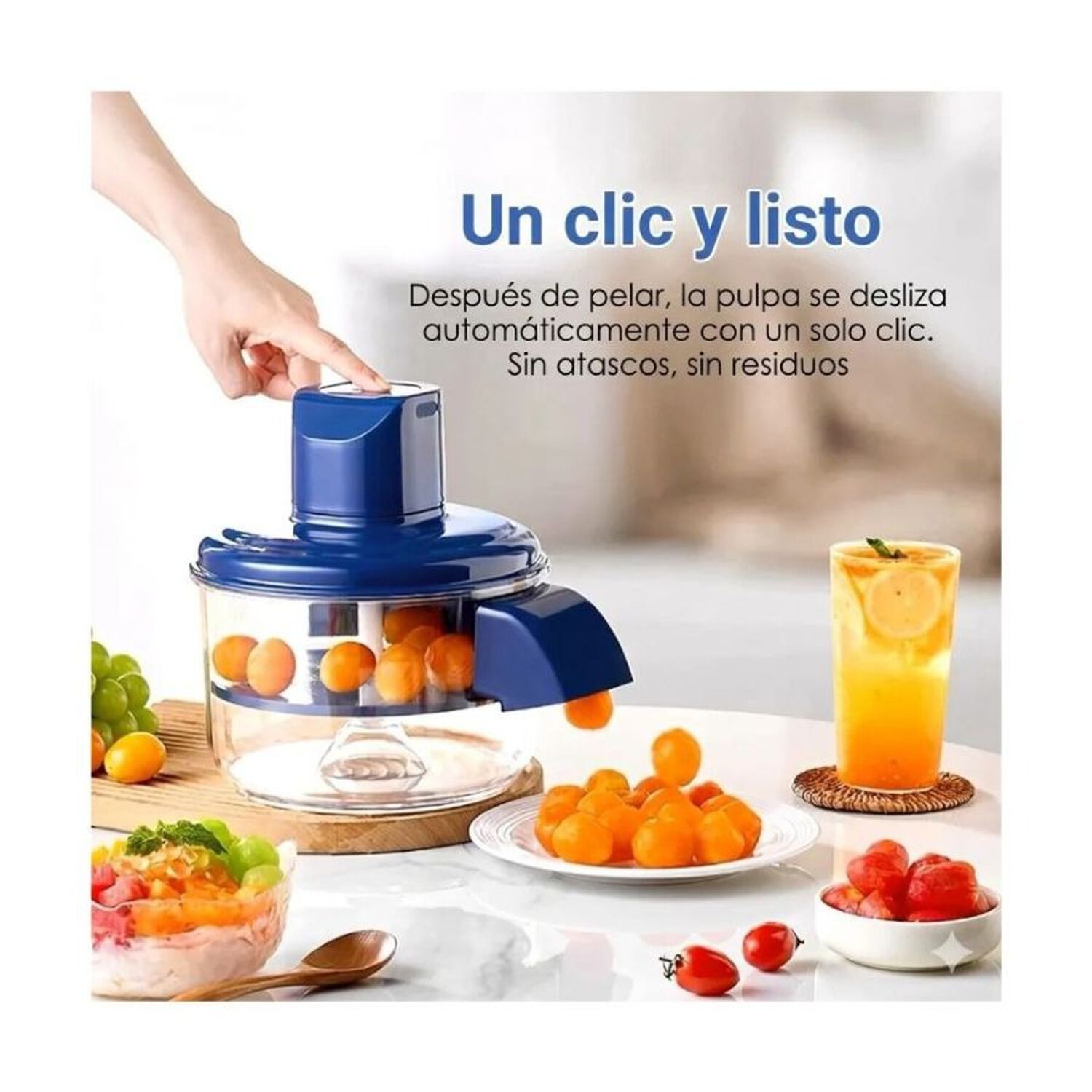 Pelador El&eacute;ctrico De Frutas Y Verduras Recargable Usb image number 3.0