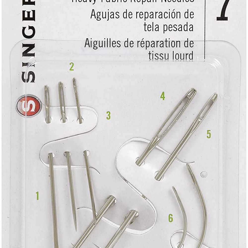 Agujas De Reparación De Tela Pesada Singer 7 Agujas 01025 image number 0.0