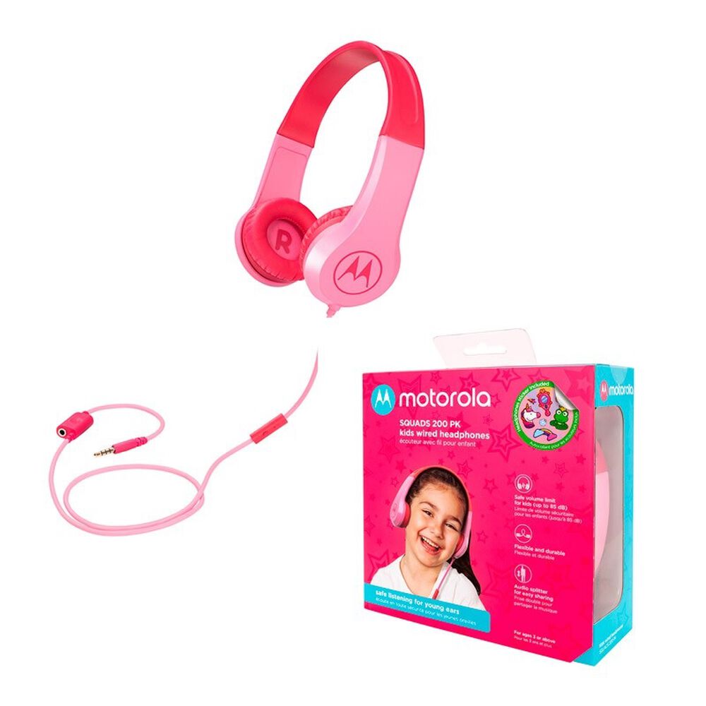 Audífonos Para Niños Rosado Motorola Squads 200 image number 2.0