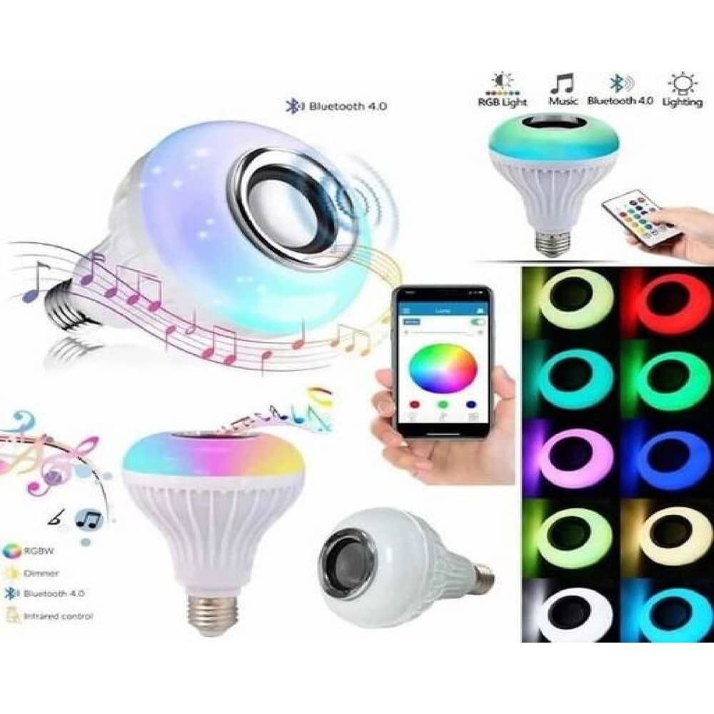 Ampolleta Led Rgb Parlante Bluetooth 12w image number 0.0