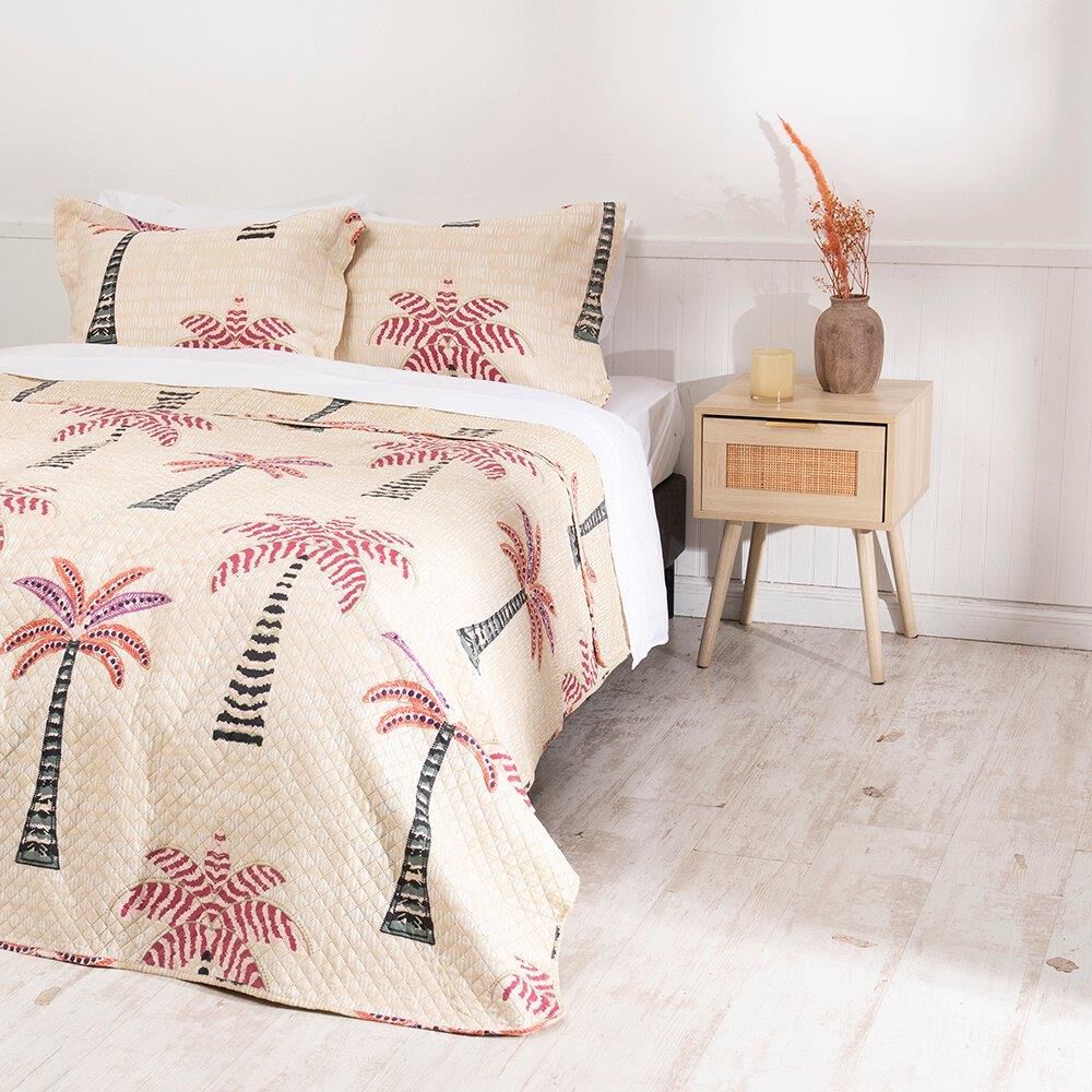 Quilt Cordoba Est. Mashini 2 P Palmeras image number 2.0