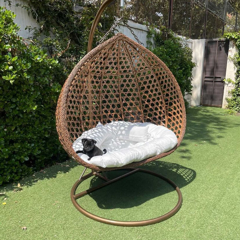 Silla Colgante Haw&aacute;i Xl Chocolate Coj&iacute;n Caf&eacute; image number 4.0