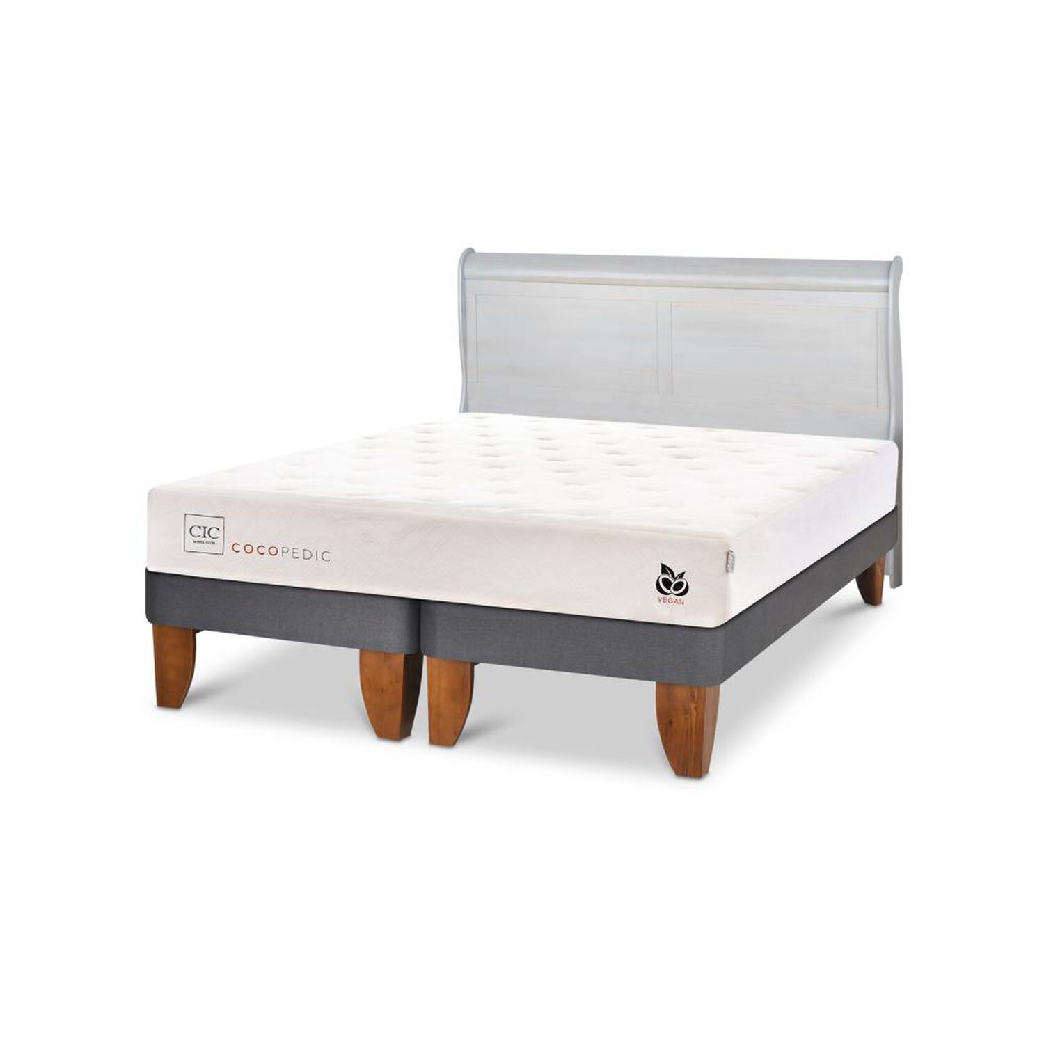 Cama Europea Cic Cocopedic / King / Base Dividida + Respaldo image number 5.0