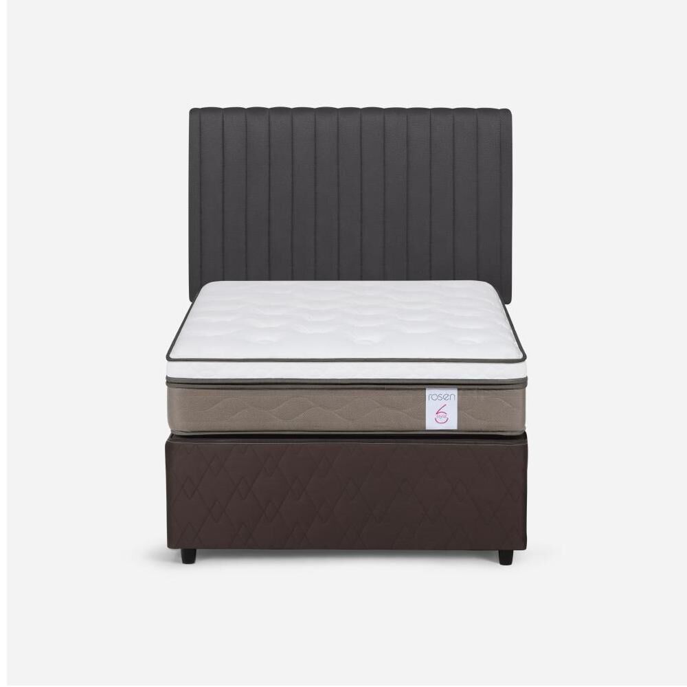 Cama Nido Rosen New Style 6 / 1.5 Plazas / Base Normal + Respaldo image number 0.0