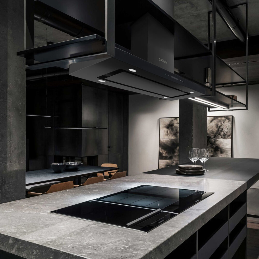 Campana Isla Grner Black Touch 90 Cm image number 5.0