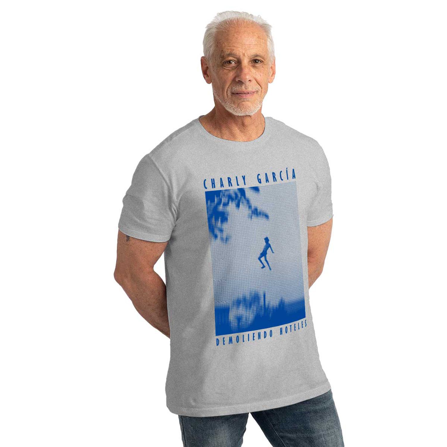 Polera Estampada Charly Garcia Demoliendo Hoteles image number 0.0