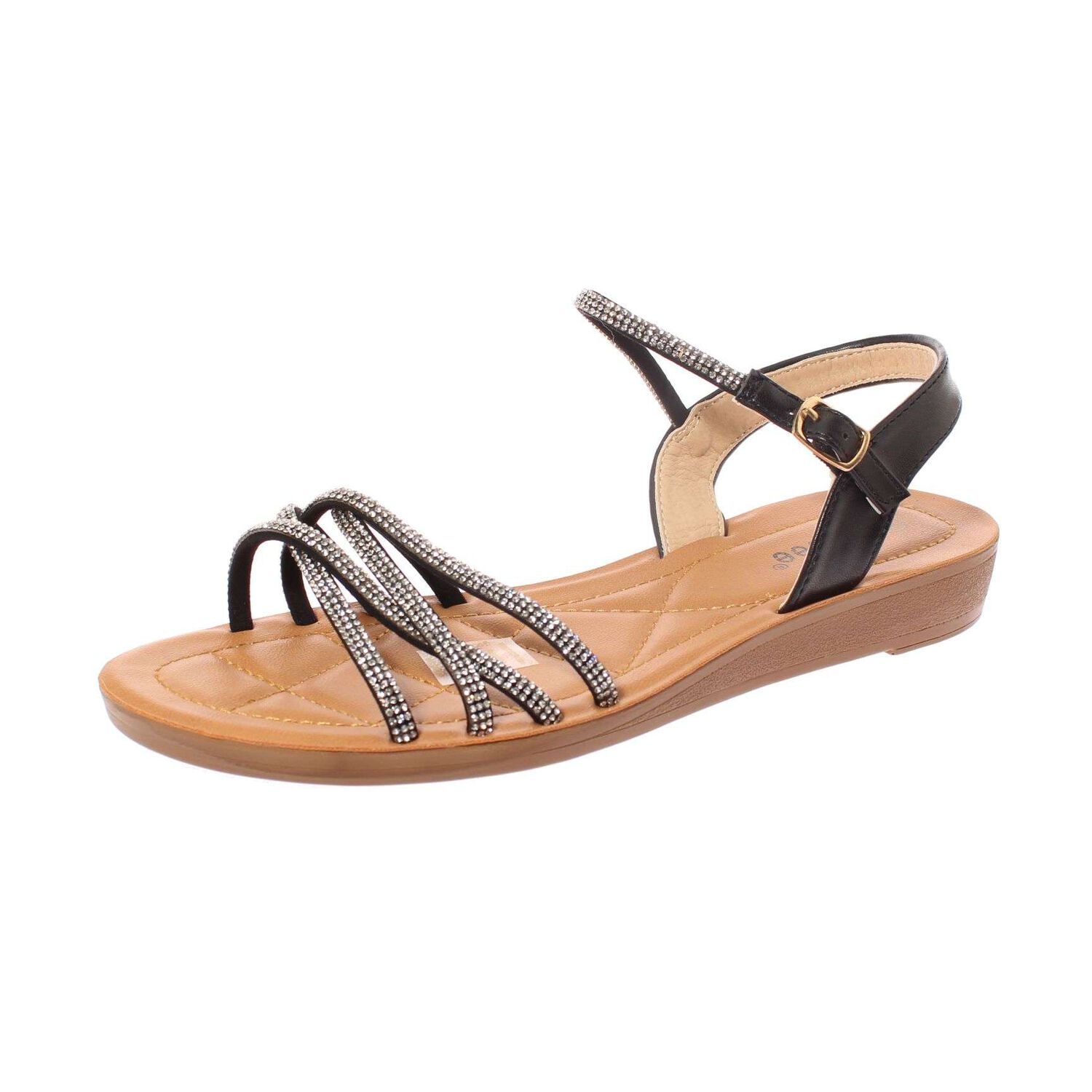 Sandalia Negro V&iacute;a Franca Art. 5kd50black image number 0.0