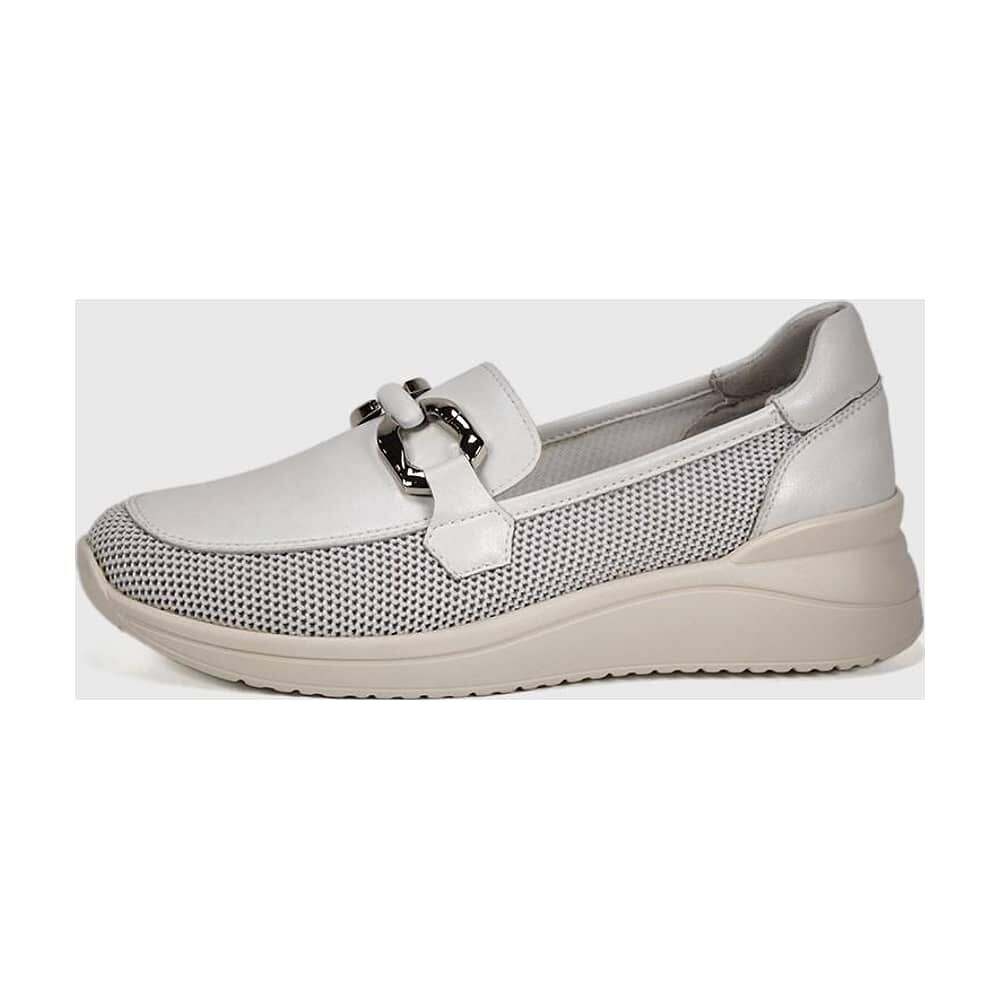 Mocas&iacute;n Cuero Zully Beige image number 0.0