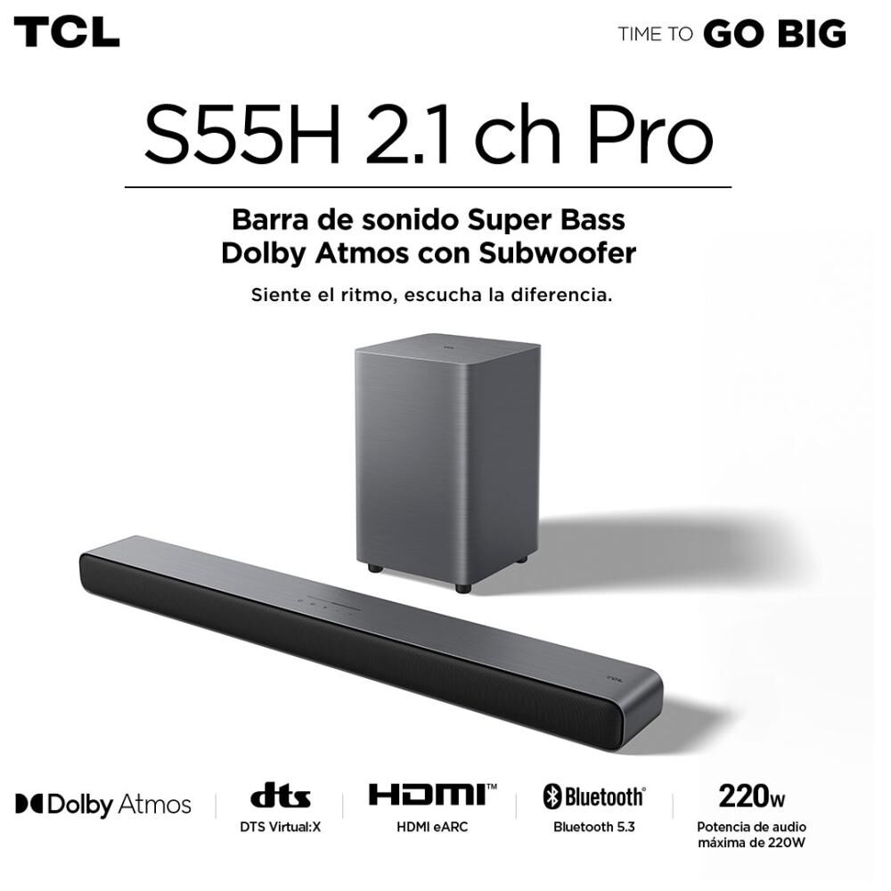 Soundbar TCL S55H image number 0.0