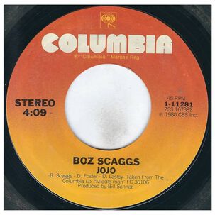 Boz Scaggs - Jo Jo | 7" Single Vinilo Usado