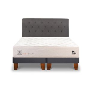 Cama Europea Cic Cocopedic / 2 Plazas / Base Dividida + Respaldo
