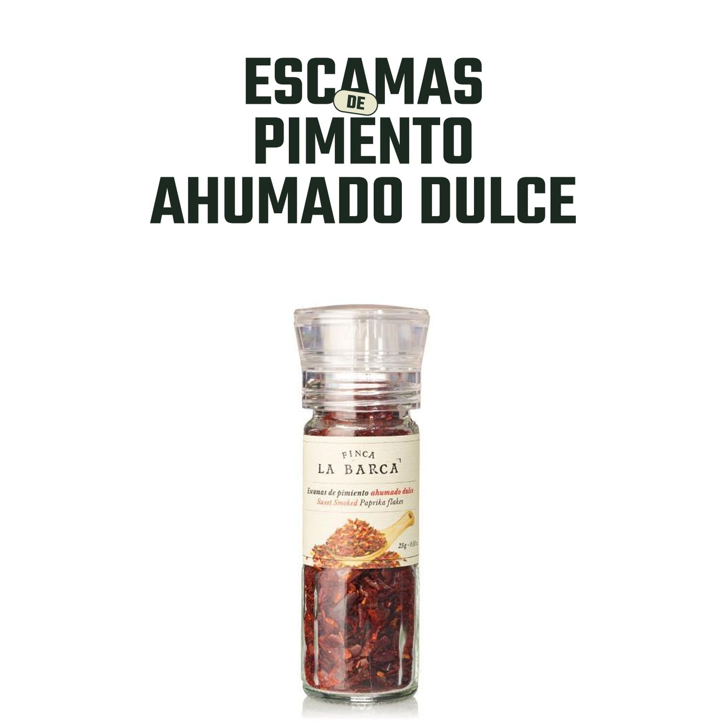 Escamas Pimiento Ahumado Dulce Finca La Barca 1 X 24 Gr image number 2.0