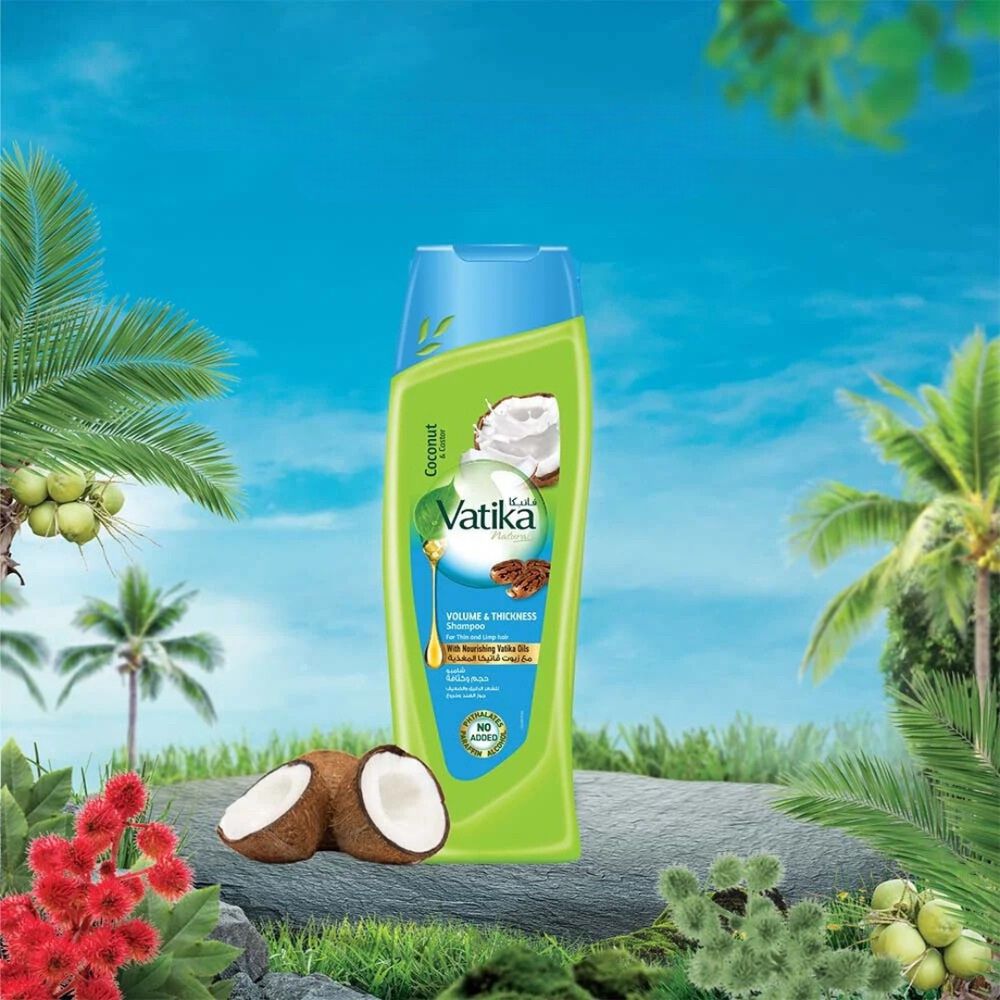 Pack Shampoo Vatika Coconut Y Castor 400 Ml + 200 Ml image number 1.0