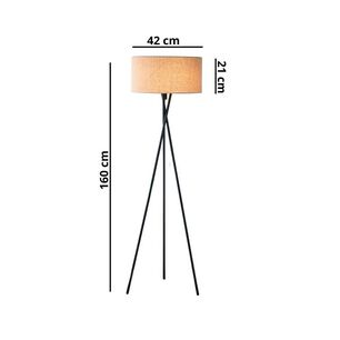 L&aacute;mpara De Pie Moderna De Estudio Foco Simple Led