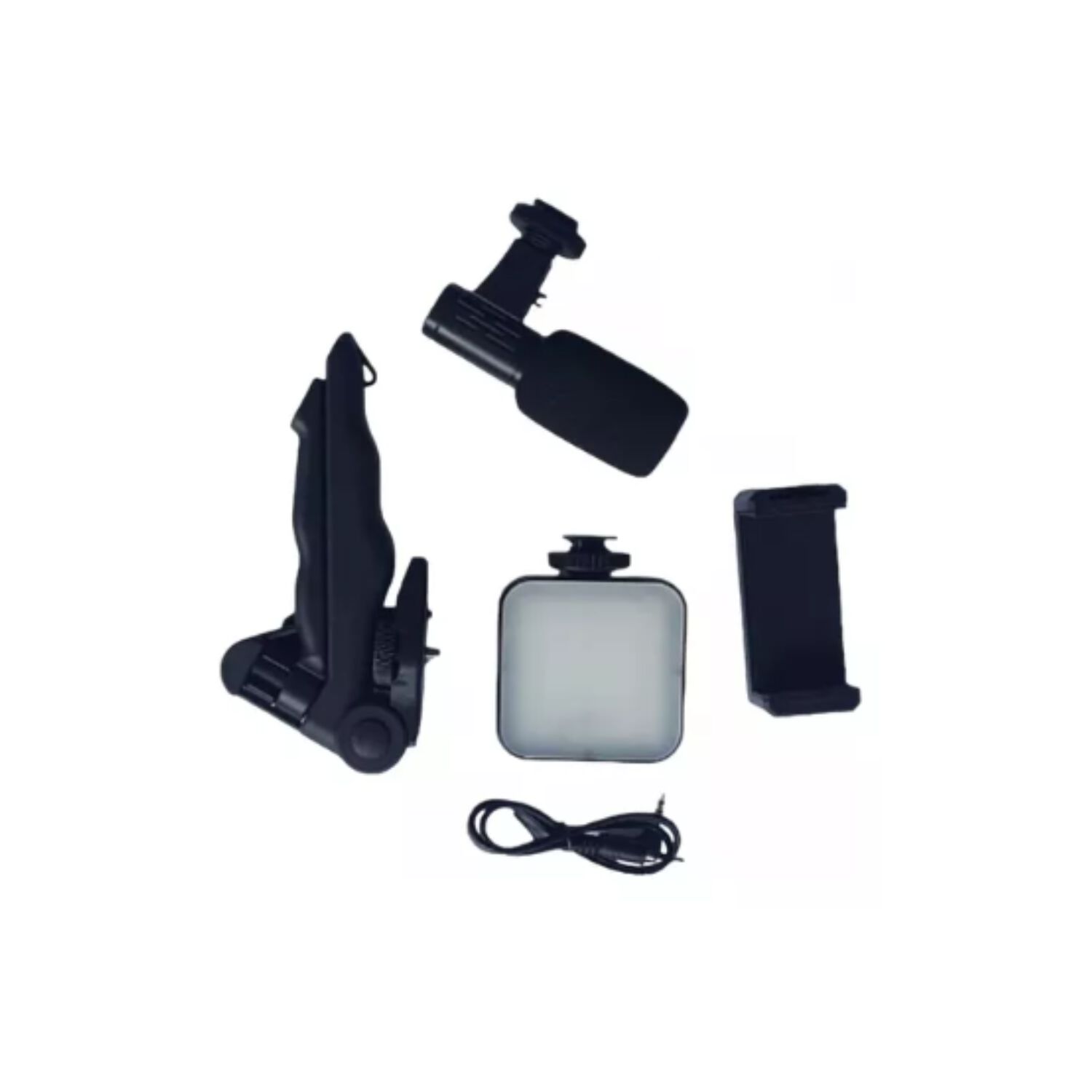 Kit De Grabaci&oacute;n Con Micr&oacute;fono Luz Led Y Soporte Tr&iacute;pode image number 6.0